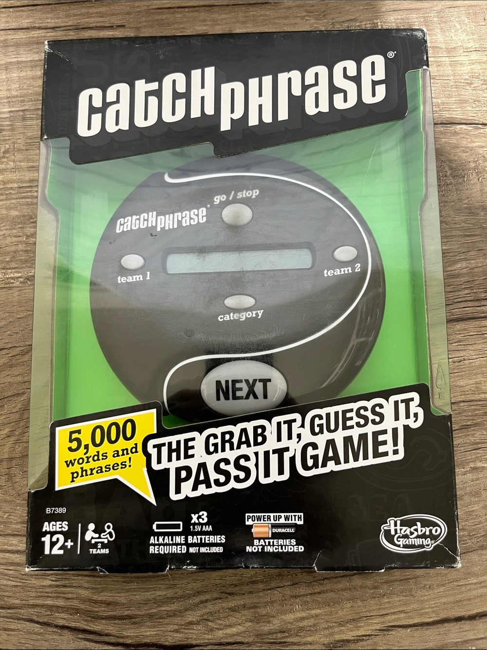 Hasbro Catch Phrase Electronic Party Game - Black